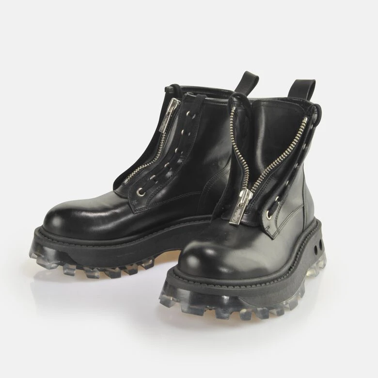 Buffalo Mono Zip Lace Up Mid 6 Buffalo Mono Zip Lace Up Mid – Bild 4